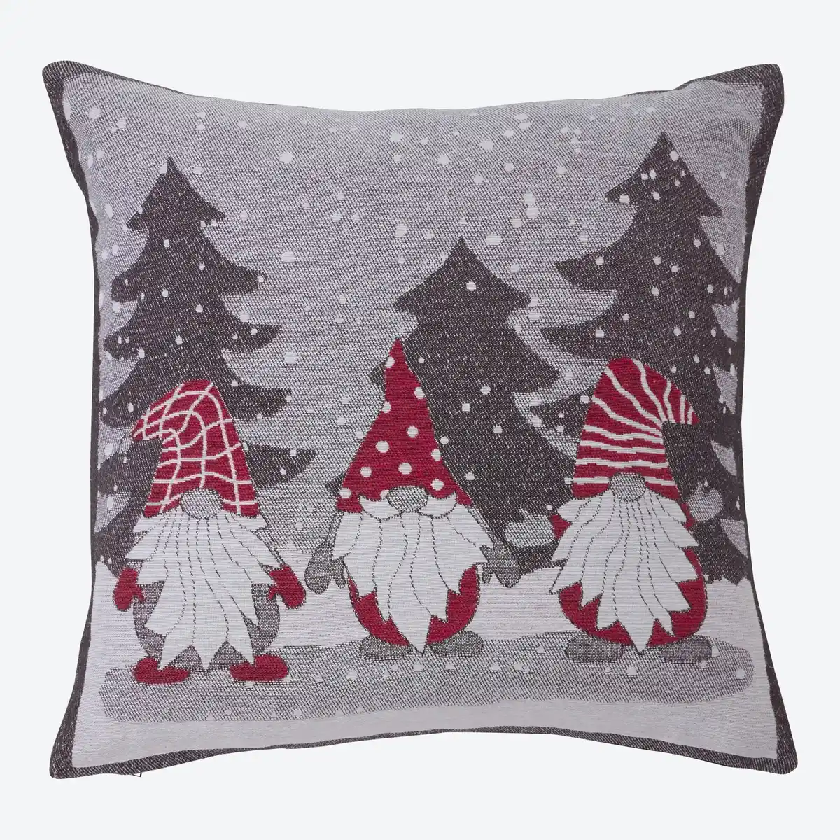 Bild 1 von Kissenhülle mit Weihnachtswichteln, ca. 40x40 cm