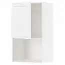 Bild 1 von METOD Wandschrank für Mikrowellenherd, weiß Enköping/weiß Holzeffekt, 60x100 cm