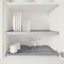 Bild 2 von METOD Wandschrank mit Abtropfgestell, weiß/Voxtorp Hochglanz/weiß, 60x60 cm