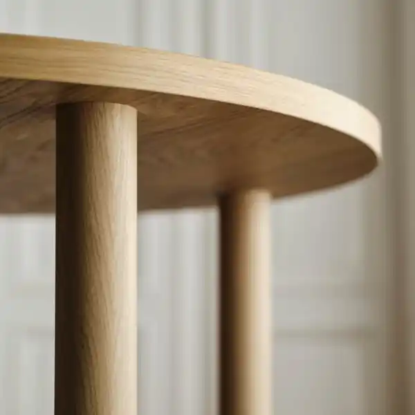 Bild 3 von STOCKHOLM 2025 / TOSSBERG Tisch und 4 Stühle, Eichenfurnier/weiß Gunnared beige, 115 cm