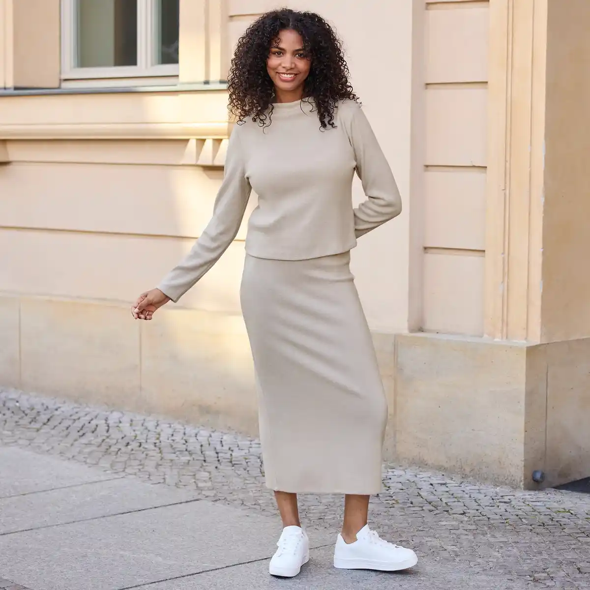 Bild 1 von Damen-Rock mit elastischem Bund