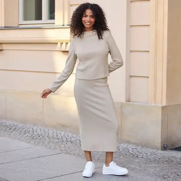 Bild 1 von Damen-Rock mit elastischem Bund