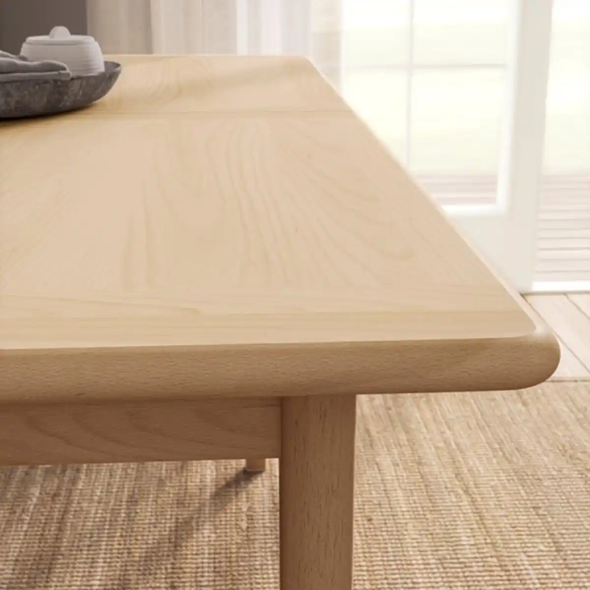 Bild 3 von SKANSNÄS / LISABO Tisch und 4 Stühle, Buche hell Furnier/Esche, 150/205 cm