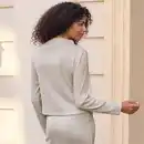 Bild 4 von Damen-Langarmshirt mit Stehkragen