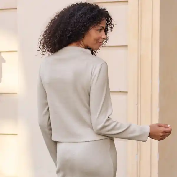 Bild 4 von Damen-Langarmshirt mit Stehkragen