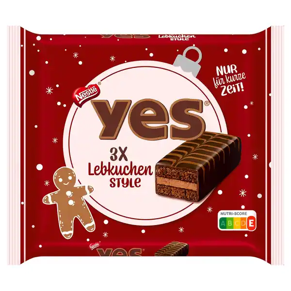 Bild 1 von YES Kuchenriegel 96 g, Lebkuchen