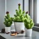 Bild 2 von VINTERFINT Topfpflanze, künstlich, drinnen/draußen Weihnachtsbaum/grün, 6 cm