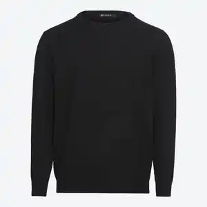 Herren-Feinstrick-Pullover mit Rundhalsausschnitt