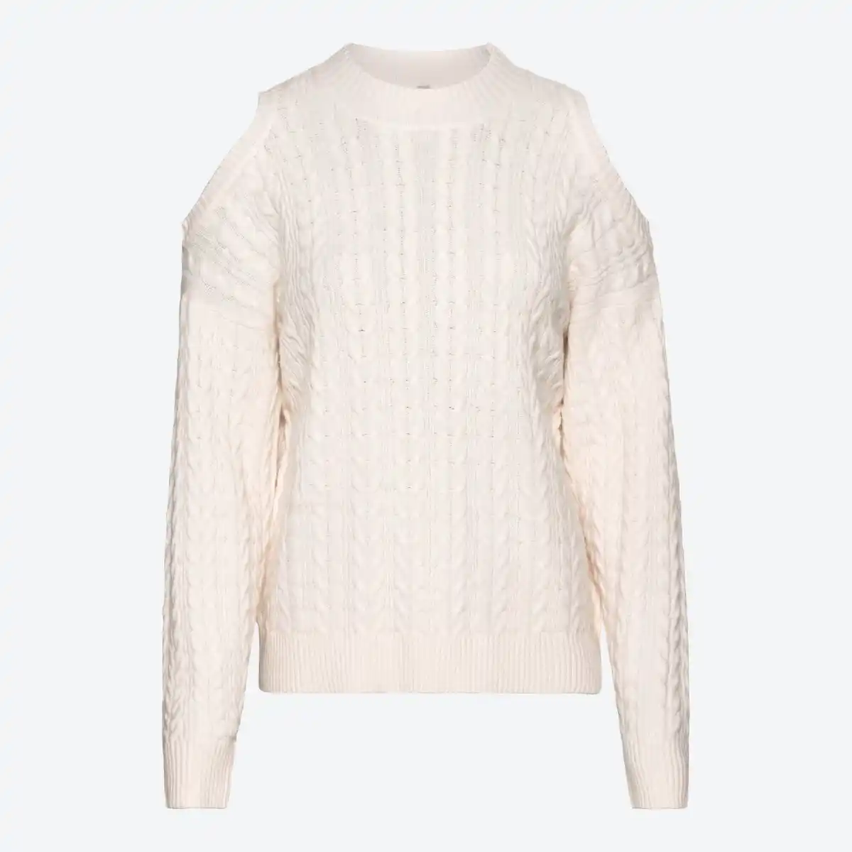 Bild 3 von Damen-Zopfstrickpullover mit Cut-Outs