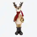 Bild 1 von Deko-Rentier mit Schal, ca. 6x6x19,5 cm