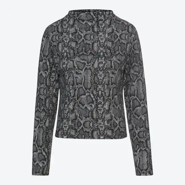 Bild 2 von Damen-Langarmshirt mit Schlangen-Muster