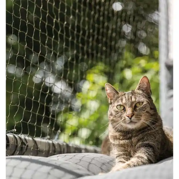 Bild 2 von Trixie Schutznetz drahtverstärkt olivgrün 8×3 m