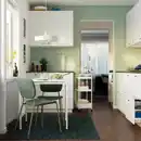 Bild 3 von VIHALS Tisch, weiß/weiß, 74x74 cm