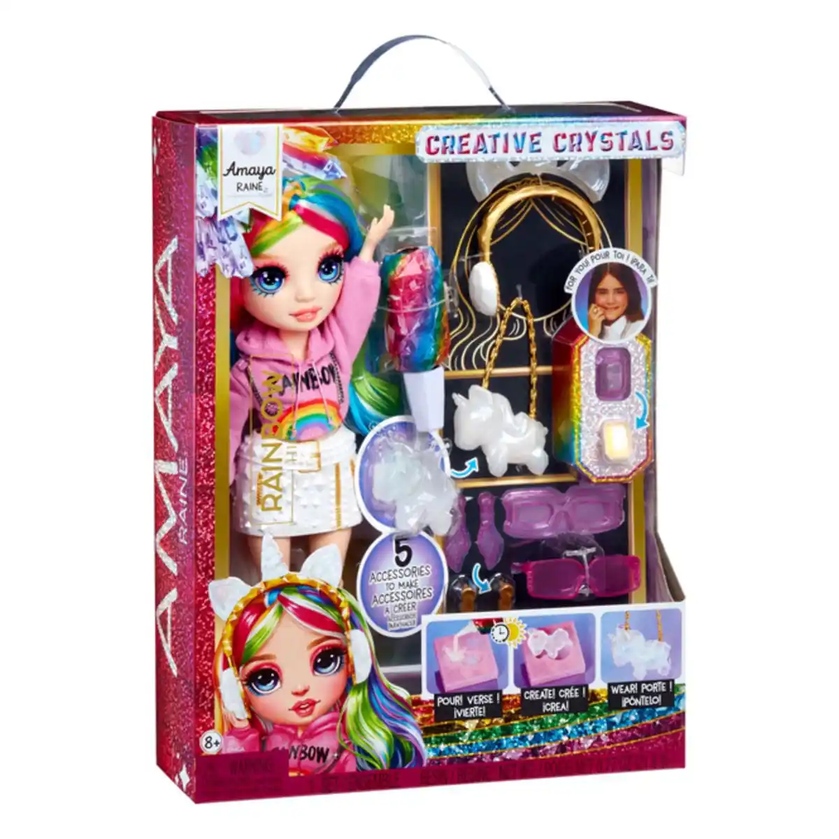Bild 1 von Rainbow High - Creative Crystals - Modepuppe - Amaya Raine