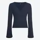 Bild 3 von Damen-Langarmshirt mit Trompetenärmeln