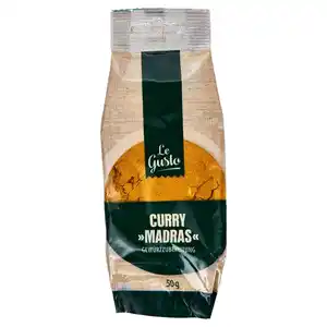 LE GUSTO Kräuter und Gewürze im Nachfüllbeutel 50 g, Curry