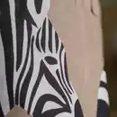 Bild 4 von SANDLÖPARE Beutel, hellbraun/Zebramuster