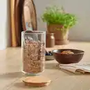 Bild 3 von EKLATANT Dose mit Deckel, Klarglas/Bambus, 1 l