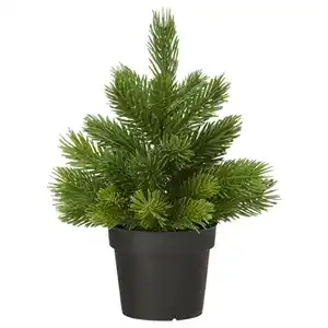 VINTERFINT Topfpflanze, künstlich, drinnen/draußen Weihnachtsbaum/grün, 9 cm