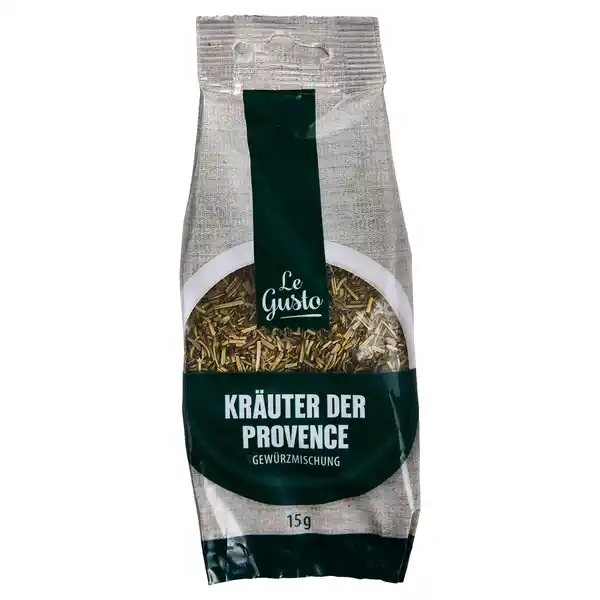 Bild 1 von LE GUSTO Kräuter und Gewürze im Nachfüllbeutel 15 g, Kräuter der Provence