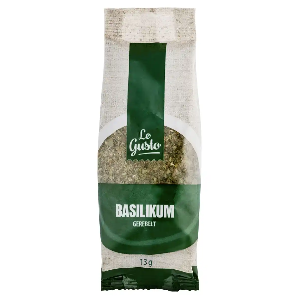 Bild 1 von LE GUSTO Kräuter und Gewürze im Nachfüllbeutel 13 g, Basilikum
