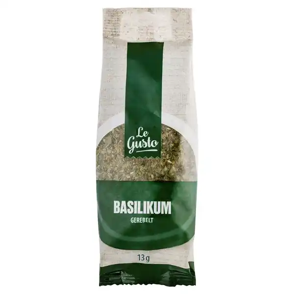 Bild 1 von LE GUSTO Kräuter und Gewürze im Nachfüllbeutel 13 g, Basilikum