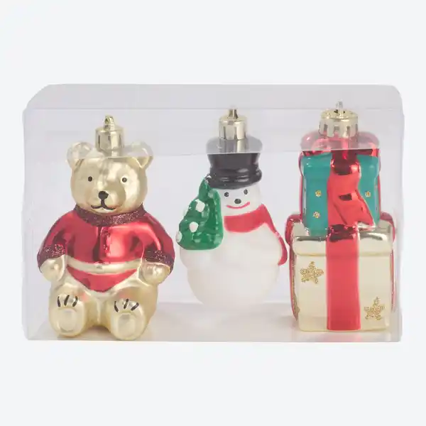 Bild 3 von Weihnachtsbaum-Anhänger-Figuren, 3er-Set, Höhe ca. 9 cm