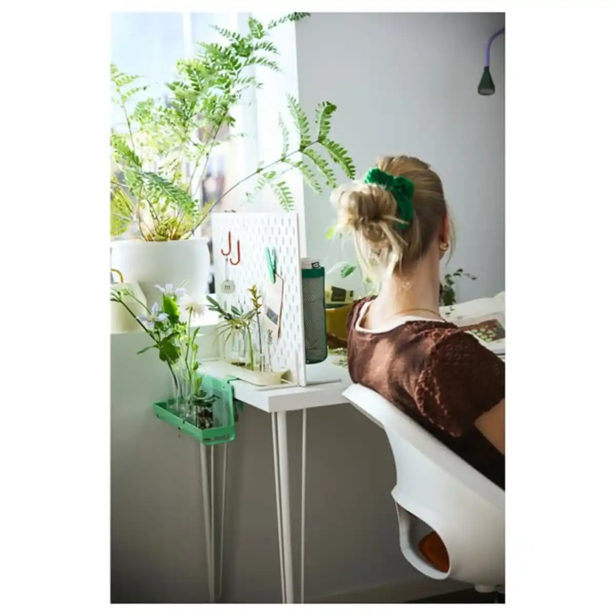 Bild 3 von FÖRSÄSONG Kabelhalter, hellgrün, 38 cm