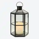 Bild 4 von LED-Laterne mit LED-Kerze, ca. 18x16x28 cm