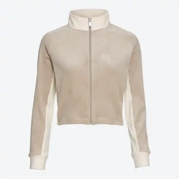 Bild 2 von Damen-Flausch-Sweatjacke mit Stickerei