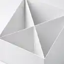 Bild 4 von FJÄDERHARV Schreibutensilienfach, weiß, 16x16 cm