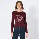 Bild 1 von Damen-Langarmshirt mit Frontaufdruck