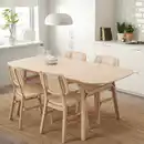 Bild 2 von VOXLÖV / VOXLÖV Tisch und 4 Stühle, Bambus/Bambus, 180x90 cm