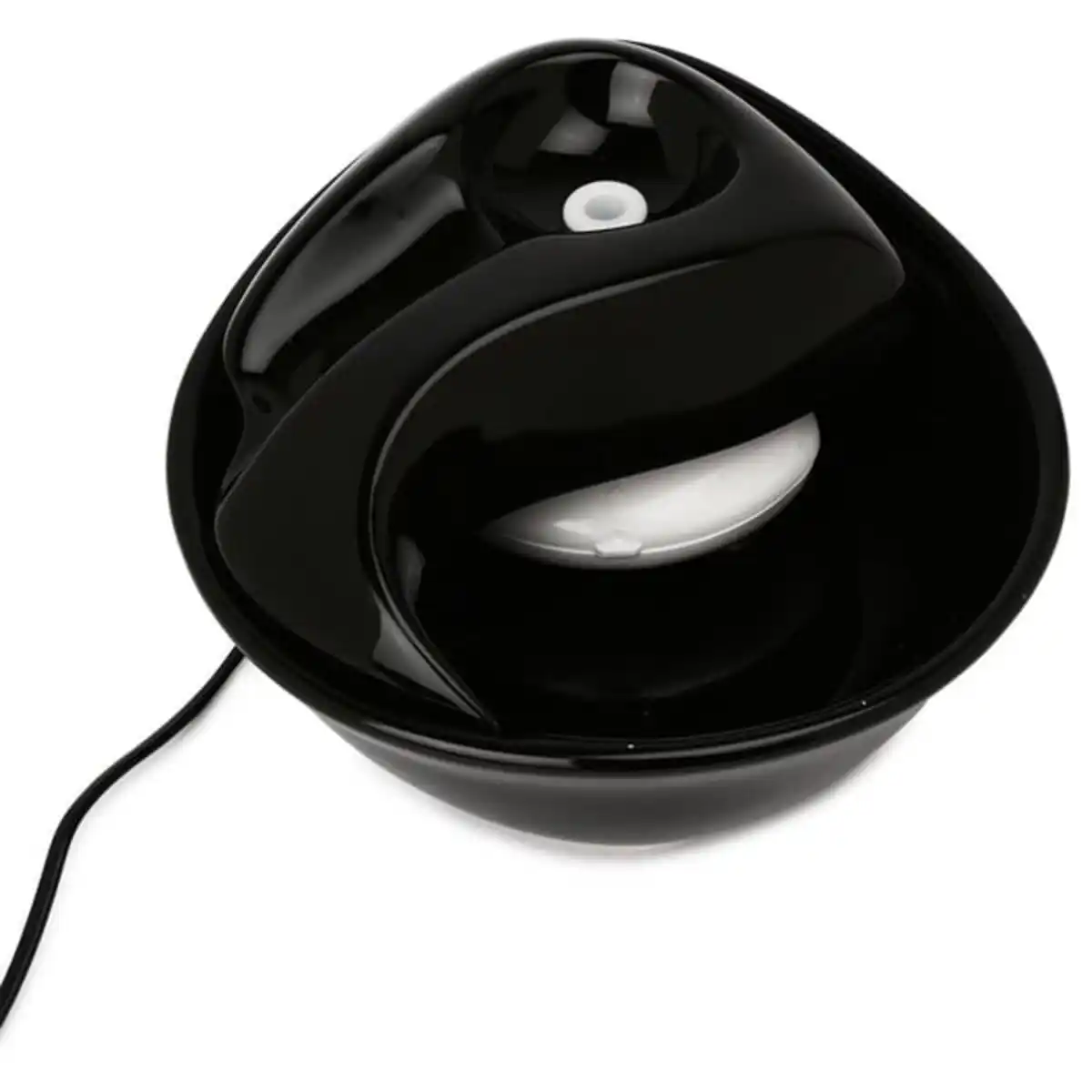 Bild 1 von Pioneer Pet Keramik Trinkbrunnen Rain Drop Style 1,8 l schwarz