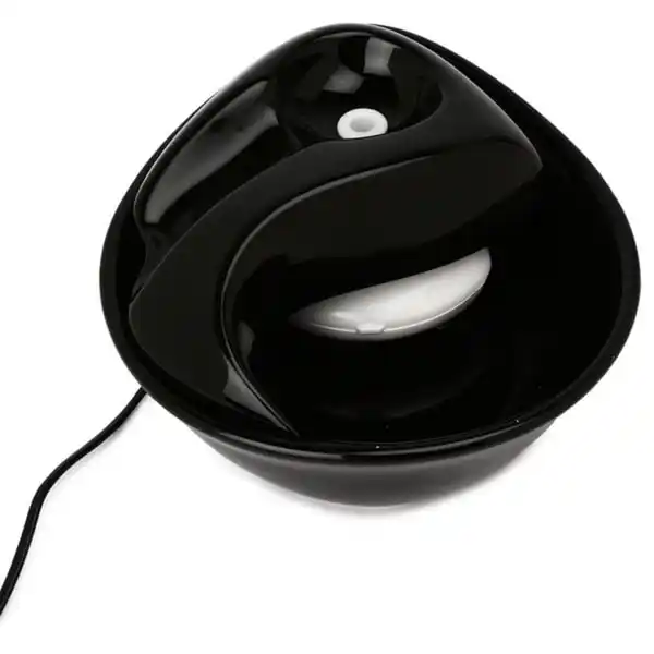 Bild 1 von Pioneer Pet Keramik Trinkbrunnen Rain Drop Style 1,8 l schwarz