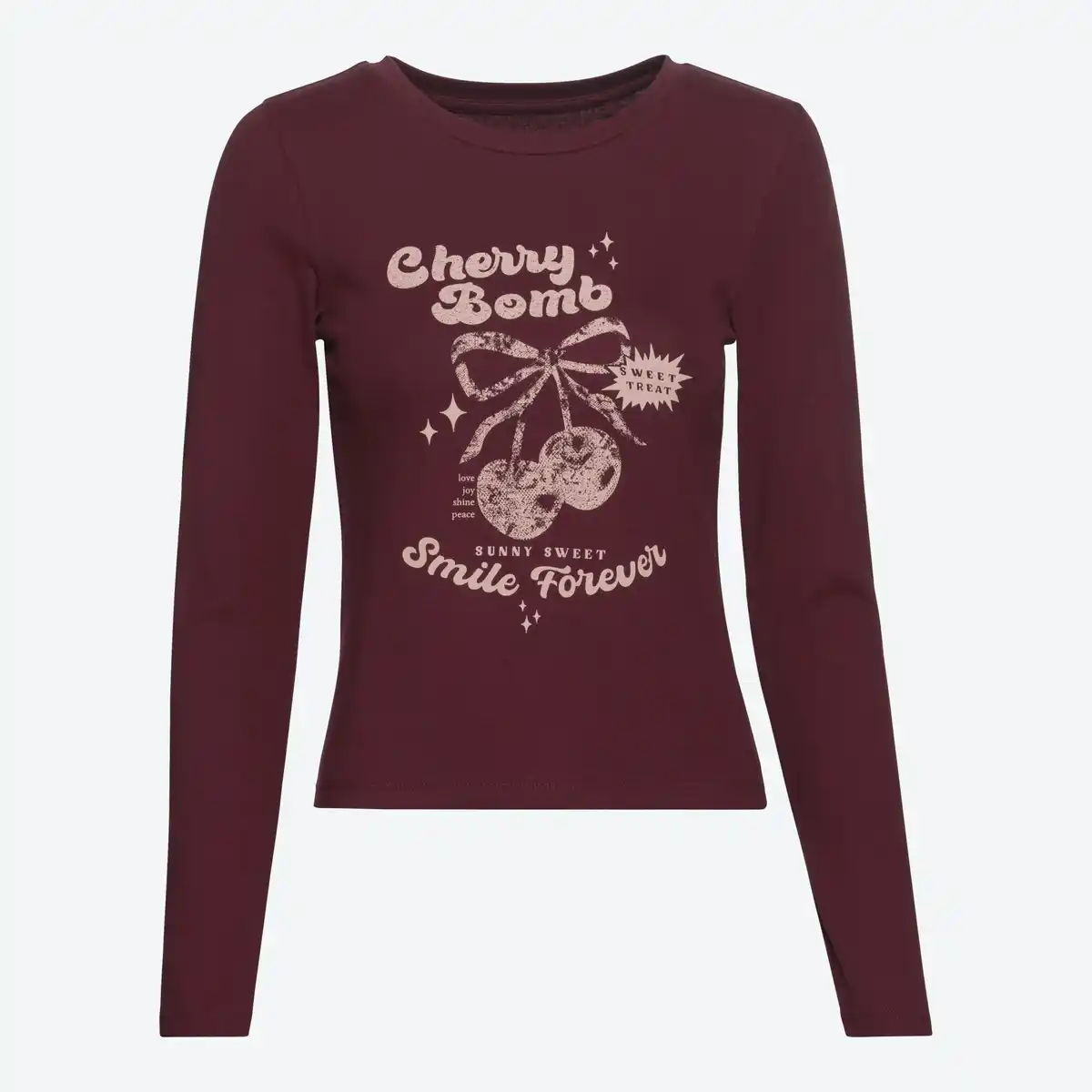 Bild 3 von Damen-Langarmshirt mit Frontaufdruck