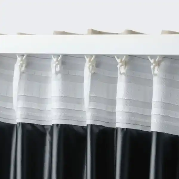 Bild 4 von BENGTA 1 Gardinenschal (verdunk.), beige/mit Gardinenband, 210x300 cm