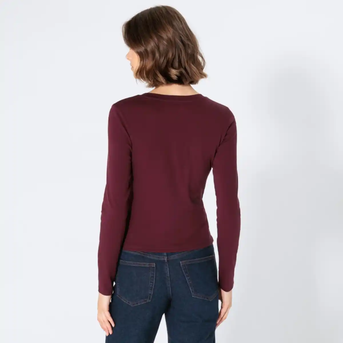 Bild 4 von Damen-Langarmshirt mit Frontaufdruck