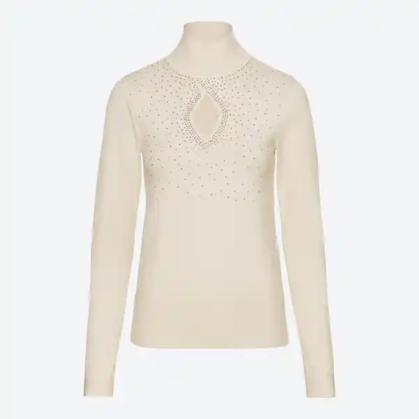 Bild 3 von Damen-Pullover mit Glitzersteinchen