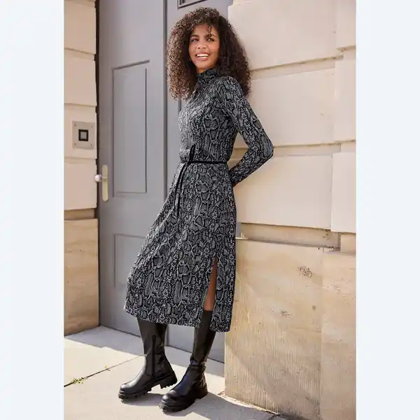 Bild 1 von Damen-Kleid mit Gürtelband