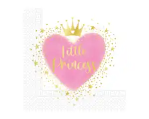 Servietten Little Princess, 33x33cm 20er