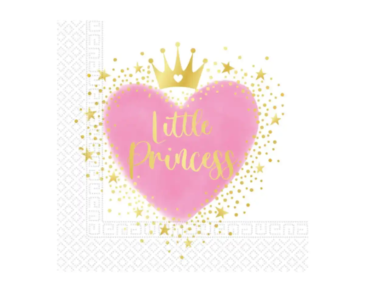 Bild 1 von Servietten Little Princess, 33x33cm 20er