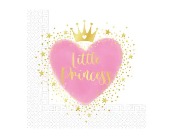 Bild 1 von Servietten Little Princess, 33x33cm 20er