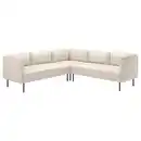 Bild 1 von LILLEHEM Modulecksofa 4-sitzig, Vissle beige/Metall