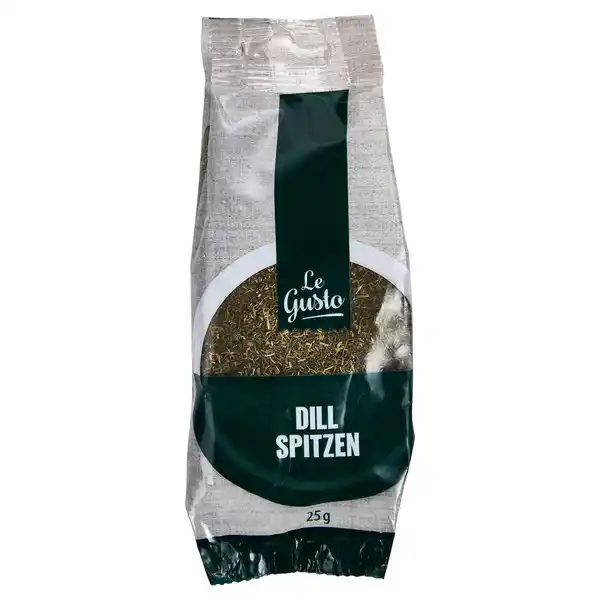 Bild 1 von LE GUSTO Kräuter und Gewürze im Nachfüllbeutel 25 g, Dillspitzen