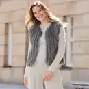 Bild 1 von Damen-Outdoor-Kunstfellweste