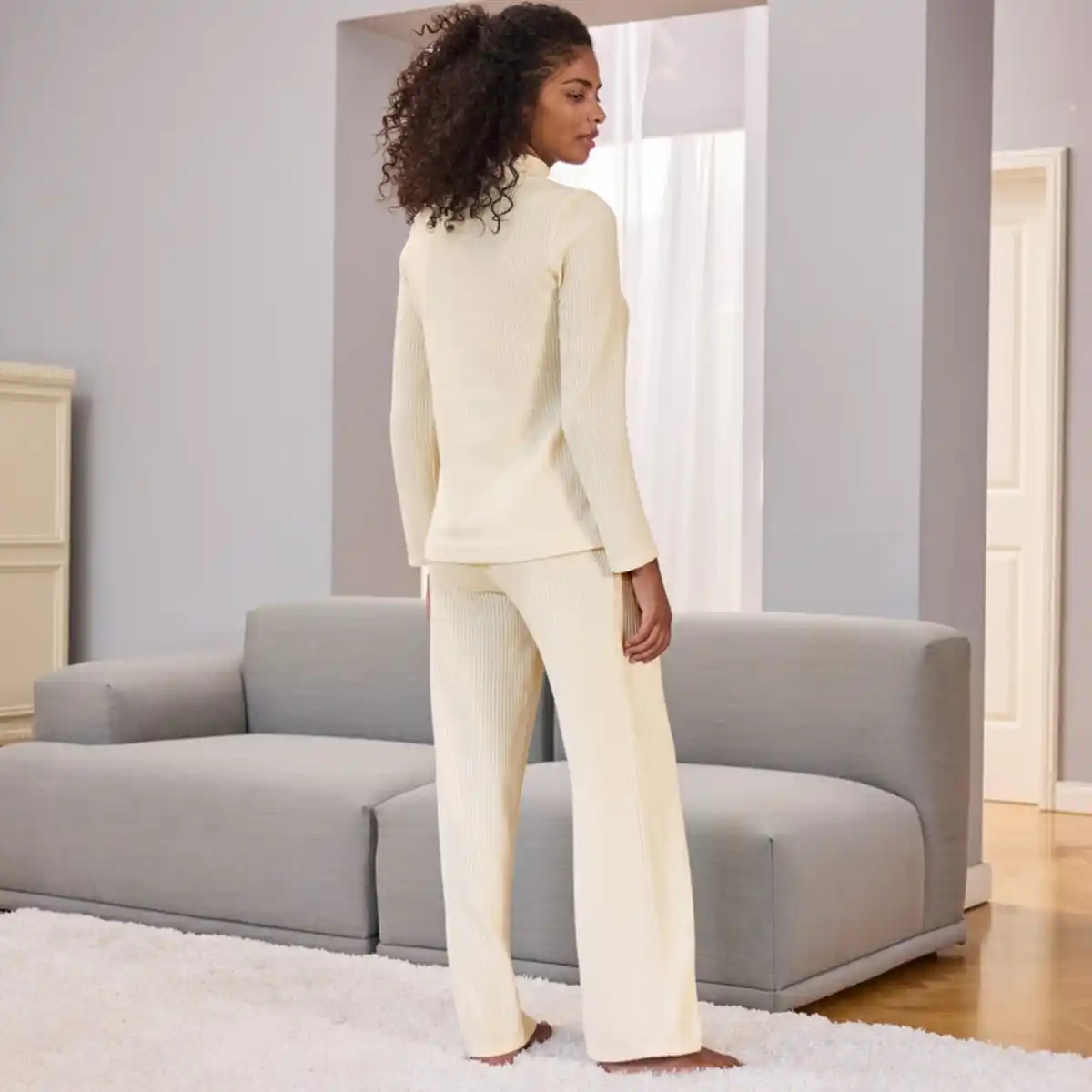 Bild 4 von Damen-Homewear-Hose aus Cord