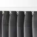 Bild 4 von MAJGULL 2 Gardinenschals (verdunk.), grau/mit Gardinenband, 145x250 cm