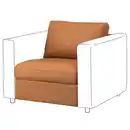 Bild 1 von VIMLE Sitzelement 1, Grann/Bomstad goldbraun