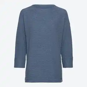 Damen-Pullover in Rippstrickoptik